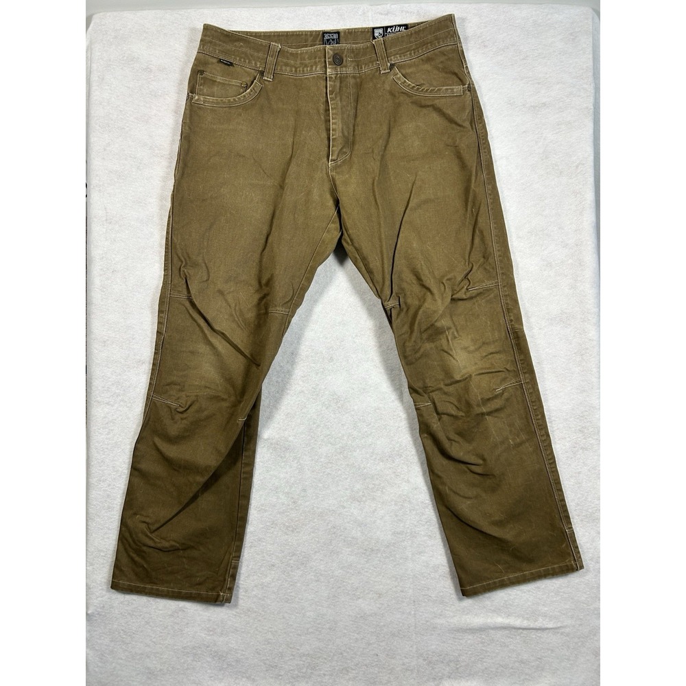 Kuhl Rydr Pants Mens 36x30 Brown Vintage Patina Dye Work Outdoor Hiking Gorpcore
